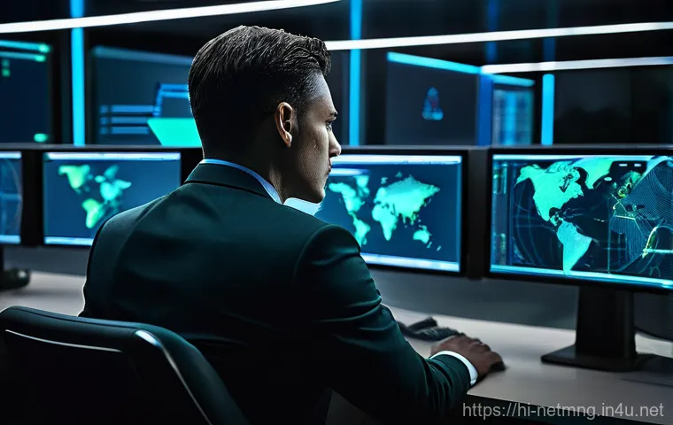 네트워크 자격증 취득 후 커리어 전략 - **Prompt 2: "Mastering Cloud Automation"**
    A female network engineer in her early thirties, dres...